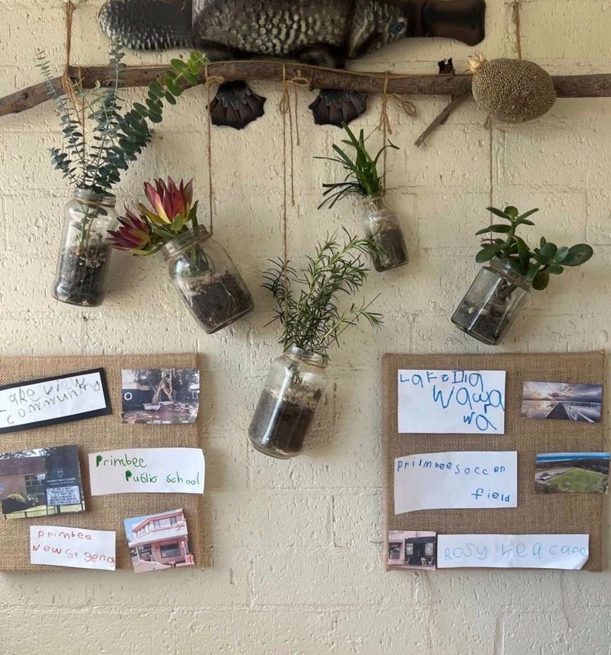 Children and families connecting through experiences at Lakeview Preschool